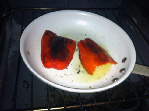 Roasting your Red Pepper 