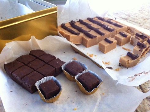 Spicy Milk Chocolate and Peanut Butter Fudge